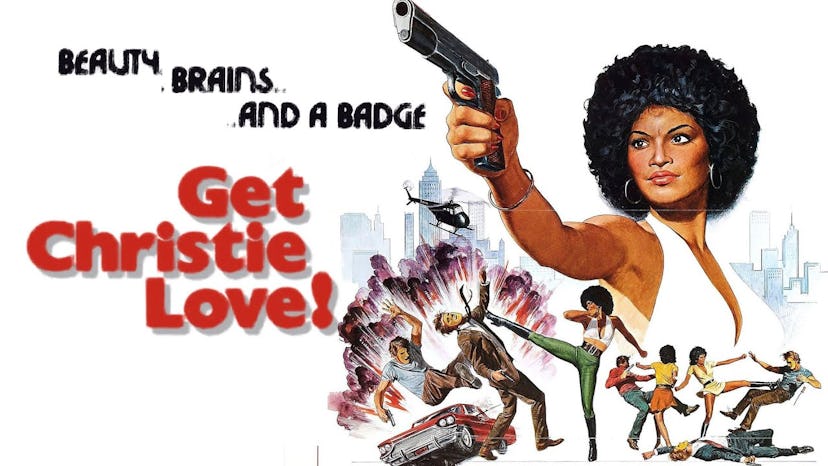 A promotional poster for Get Christie Love!
