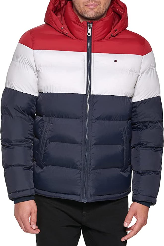 Tommy Hilfiger Men’s Hooded Puffer Jacket