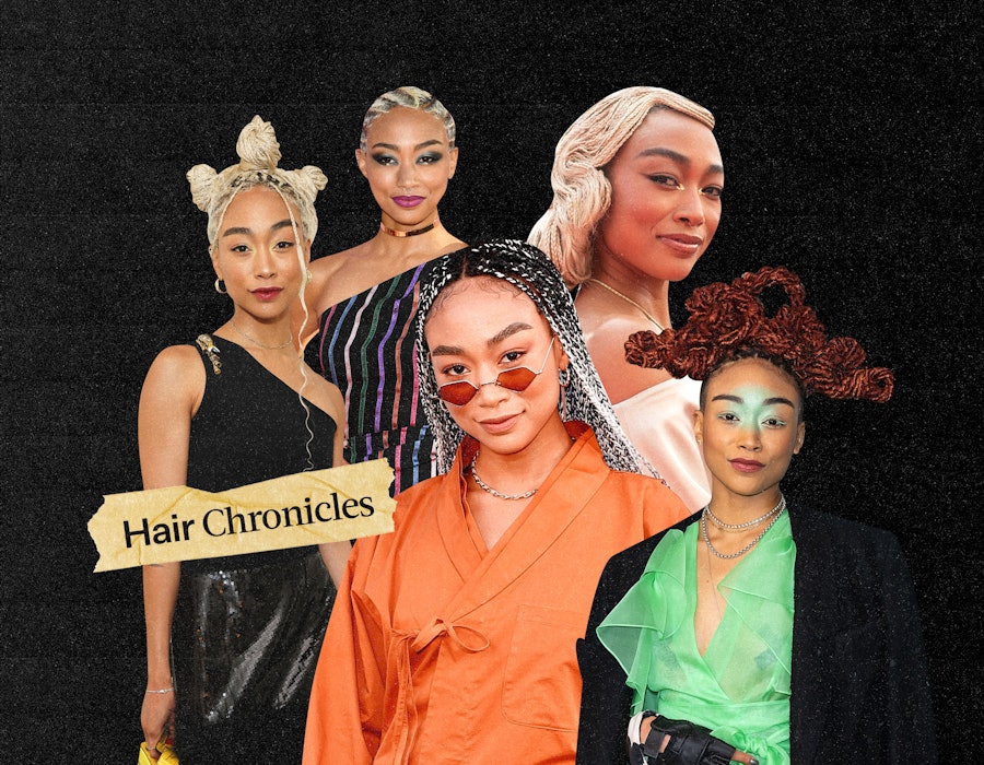 Tati Gabrielle shares her favorite hair looks, from the pixie cut she wore as her 'You' character Ma...