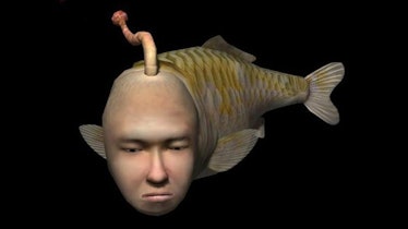 Seaman the virtual pet video game for the Sega Dreamcast.