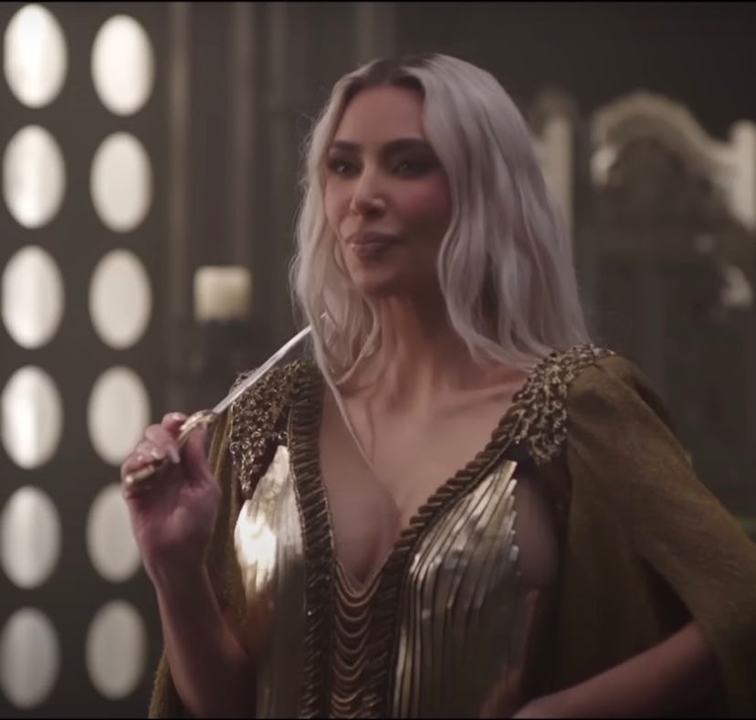 Kylie Jenner in a 'House of the Dragon' spoof skit on 'The Late Late Show With James Corden.'