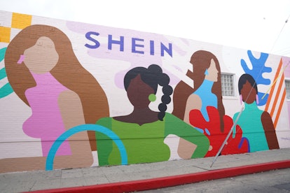 A mural in El Monte commissioned by SHEIN