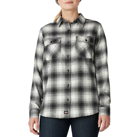 Walmart Genuine Dickies Womens Long Sleeve Flannel Work Shirt