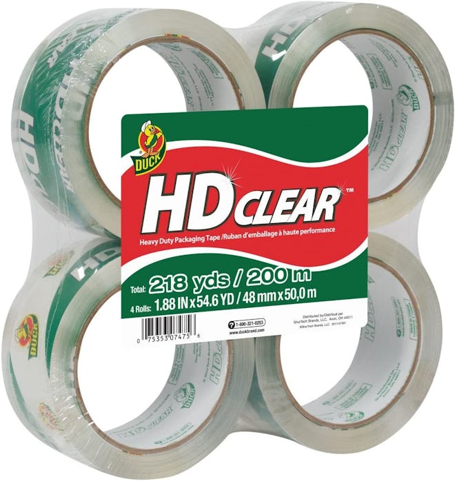 Duck HD Clear Heavy Duty Packing Tape Refill