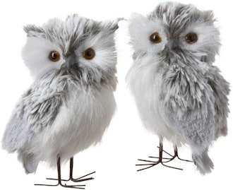 Furry Gray Owl Set