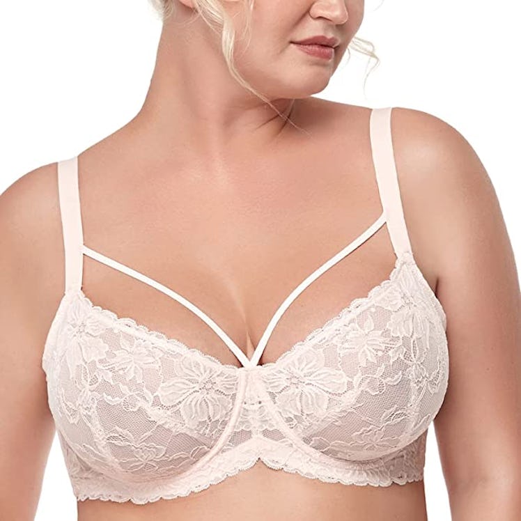 HSIA Unlined Lace Underwire Bra