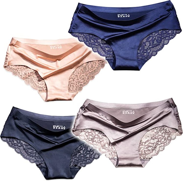 ITAYAX Silky Seamless Panties (4-Pack)