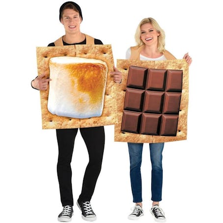 party city Adult S'mores Snack Couples Costumes