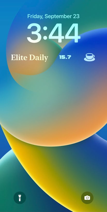 how to add widget on lockscreen iphone