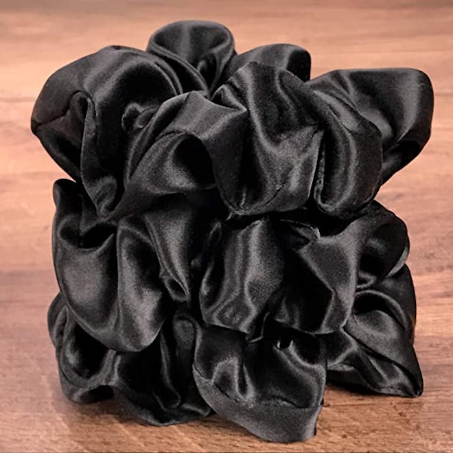 CELESTIAL SILK Mulberry Silk Scrunchies (3-Pack)