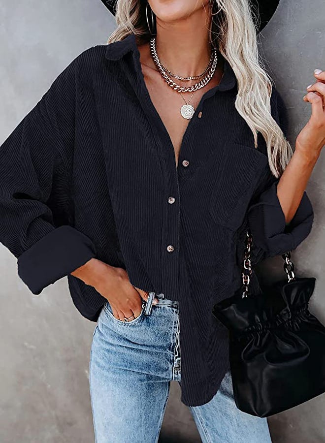 Dokotoo Corduroy Button Down Shirt