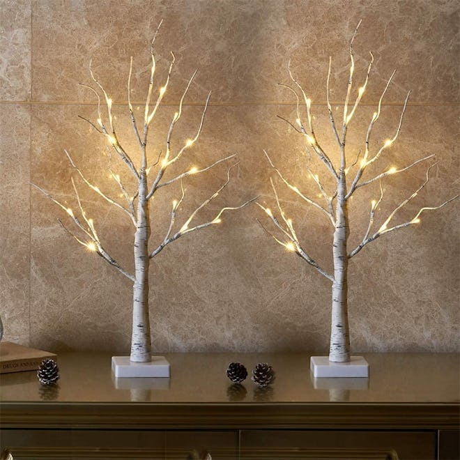 LED Birch Tree Light