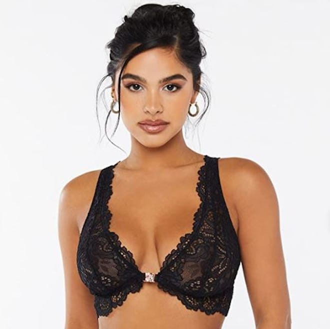 Savage X Fenty Lace Front-Closure Bralette