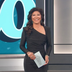 Host Julie Chen Moonves during a 'Big Brother' Season 24 live eviction via CBS' press site