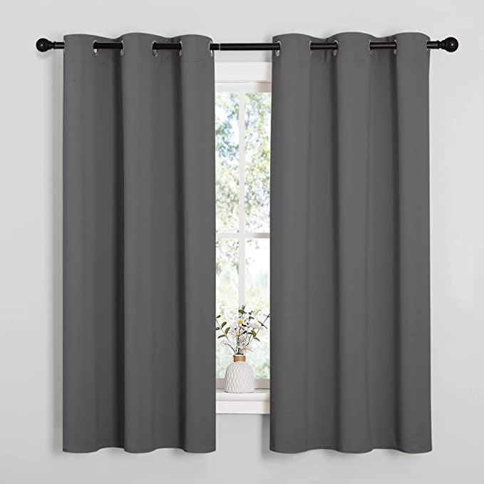 NICETOWN Thermal Insulated Grommet Blackout Curtains (2 Panels)