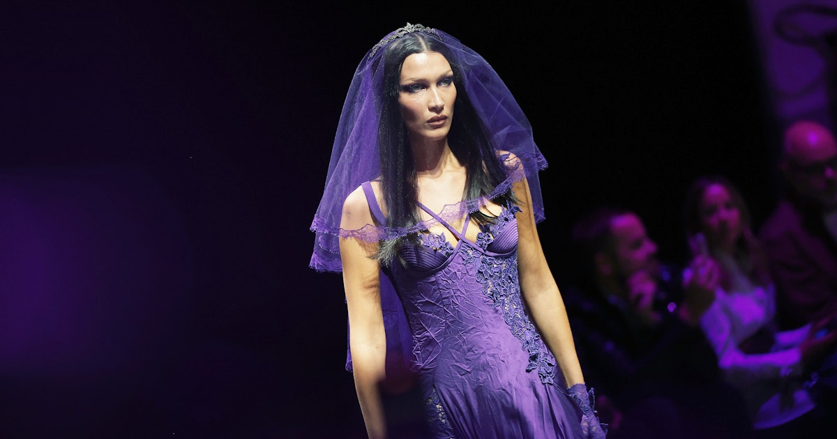 Goths, brides and directional purple