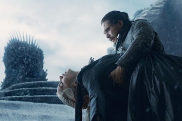 Jon Snow murders Daenerys Targaryen.