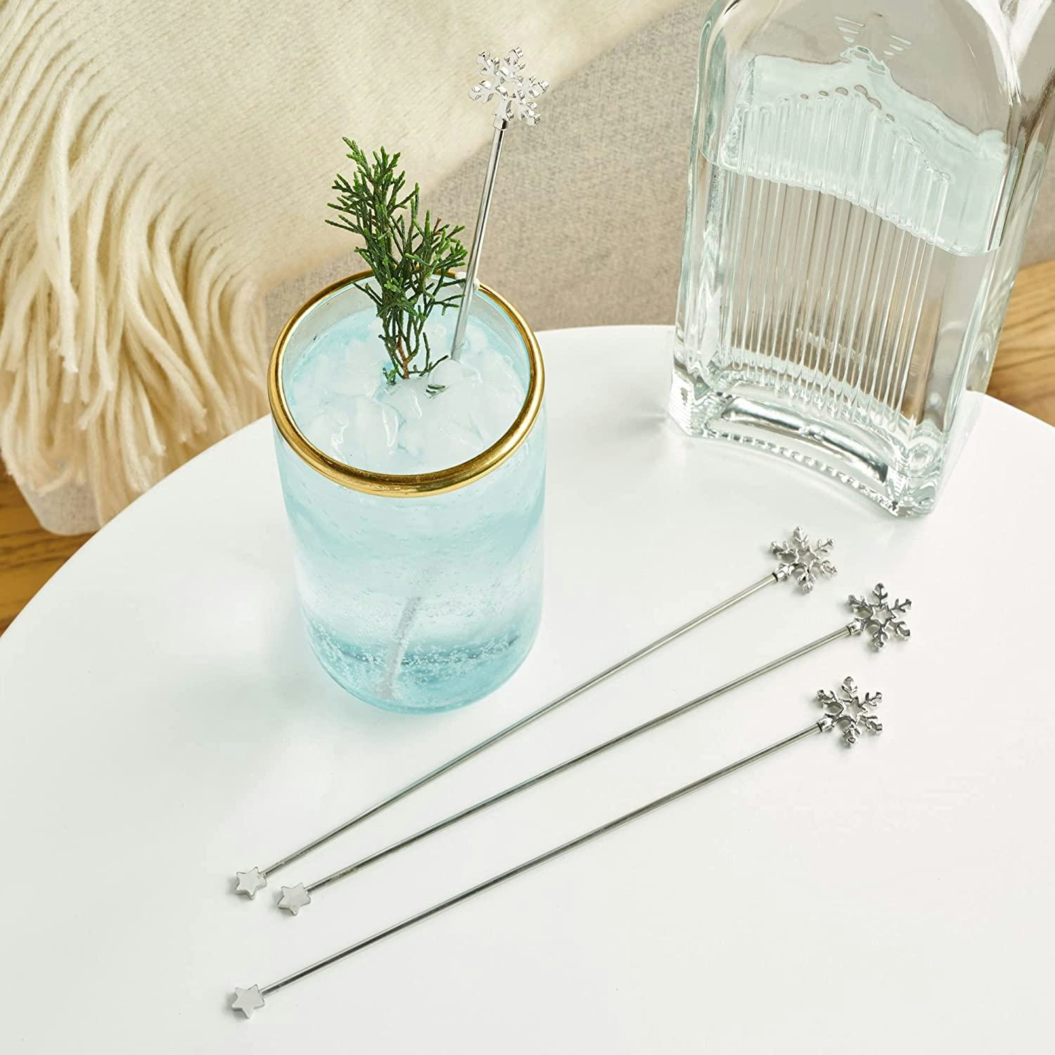 Snowflake Swizzle Sticks