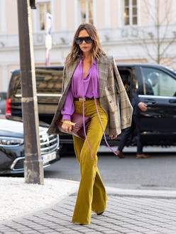 Victoria Beckham blazer outfit