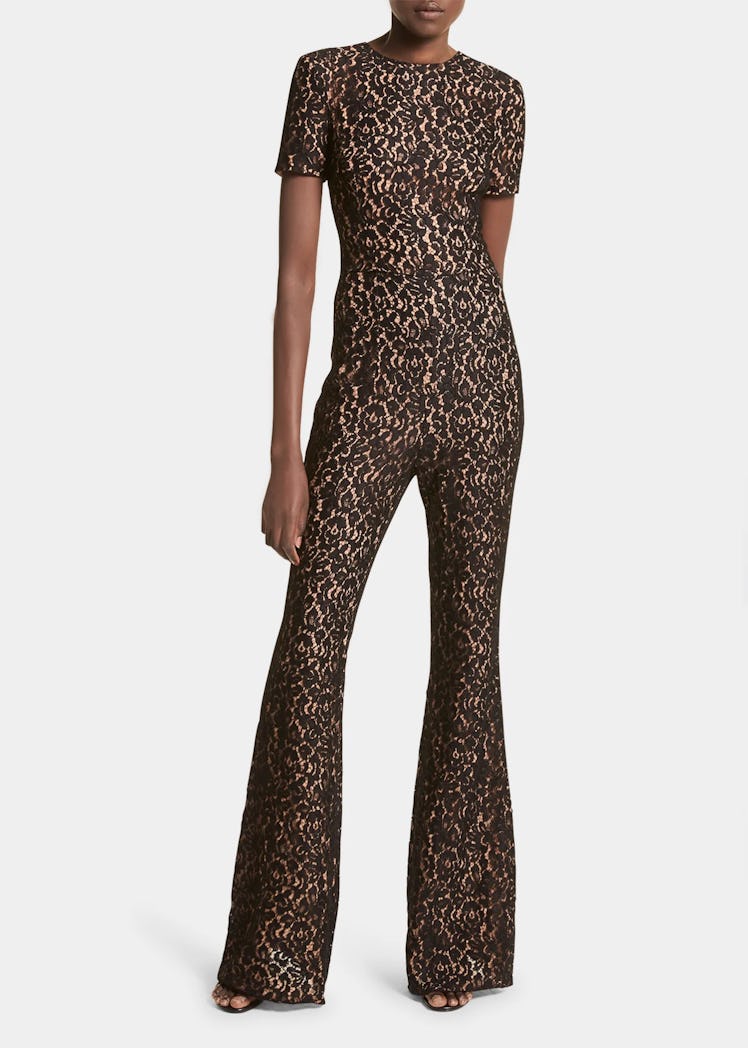 Michael Kors CollectionFloral Lace Jumpsuit