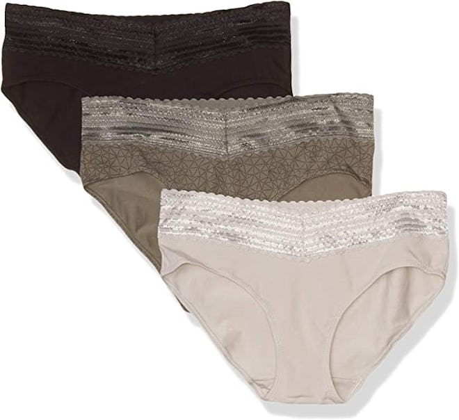 Warner's Blissful Benefits Lace Hipster Panties (3-Pack)