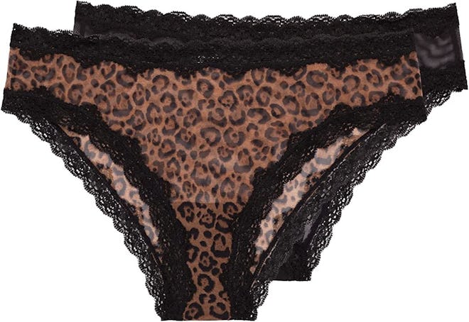 Smart & Sexy Lace Trim Cheeky Panty (2-Pack)