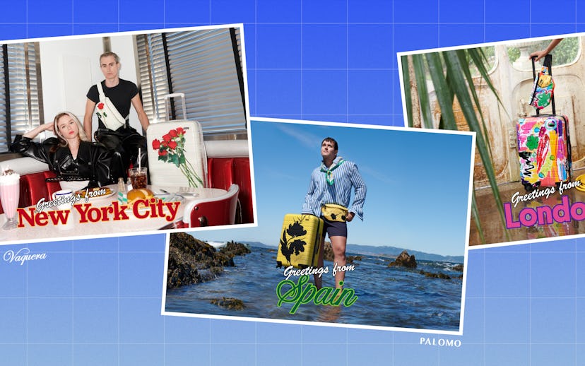 Vaquera, Palomo Spain, and Ashish, new Away's luggage collection designers.
