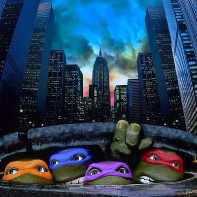 poster art for Teenage Mutant Ninja Turtles movie