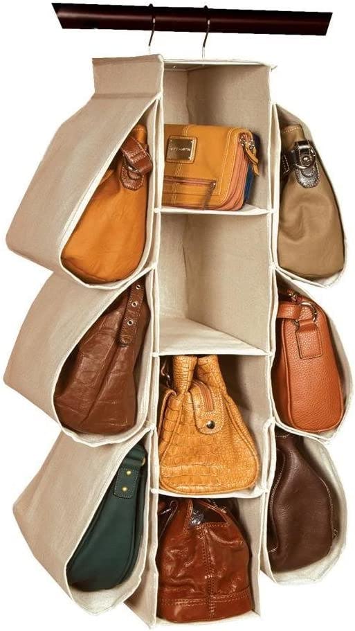 LONGTEAM Hanging Purse Organizer