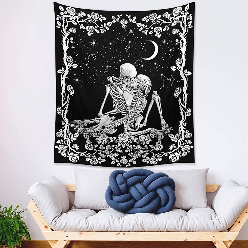 The "Kissing Lovers" Wall Tapestry makes a statement any time of year.