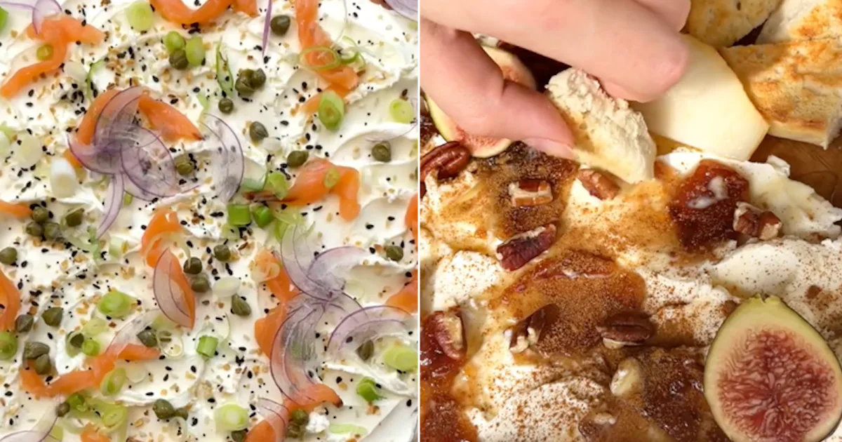 Cream Cheese Boards Are The New Butter Boards On TikTok cream-cheese-boards-are-the-new-butter-boards-on-tiktok