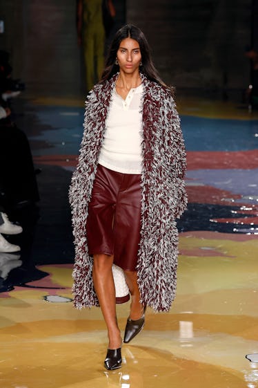 Modern Grunge and Ladies Who Lunch 8 A model walks the runway of the Bottega Veneta Fashion Show during the Milan Fashion Week Womenswear...
