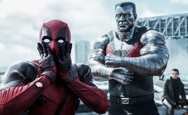 Deadpool and colossus from the movie Deadpool
