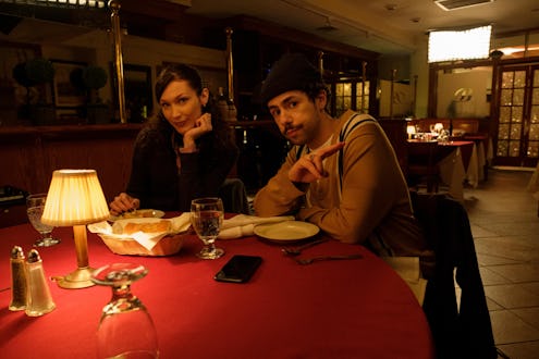 Lena (Bella Hadid) and Ramy (Ramy Youssef) in 'Ramy' season 3.