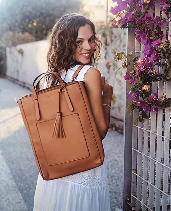 ECOSUSI Convertible Backpack Tote