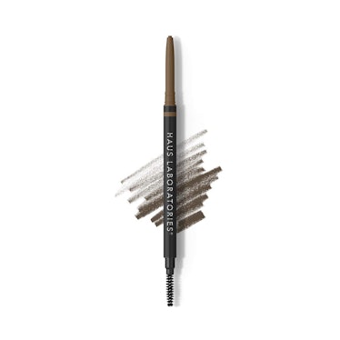 haus laboratories the edge precision brow pencil in soft brown is the best eyebrow pencil for darker...