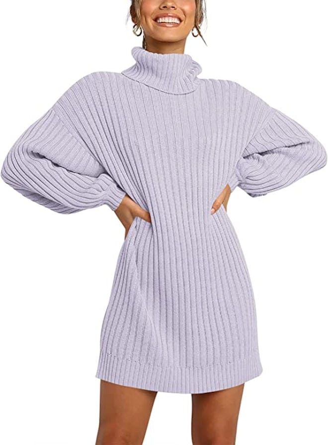ANRABESS Oversize Sweater Dress