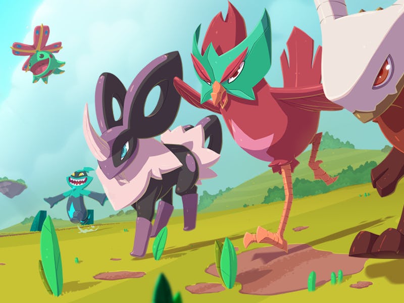 Temtem monsters in the wild