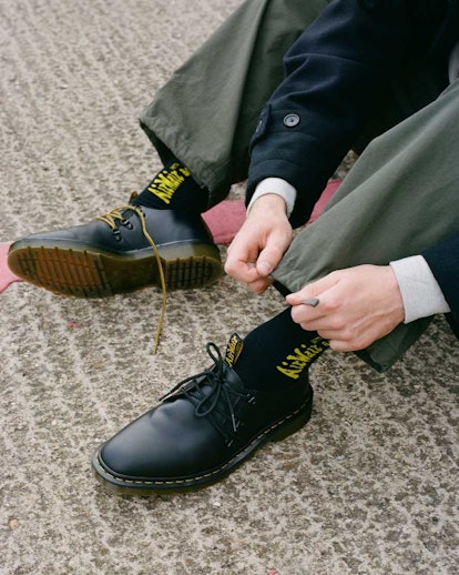 Dr. Martens x Engineered Garments, Black Smooth Leather shoes