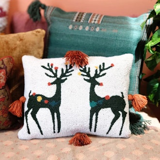 Reindeer Games Hook Pillow