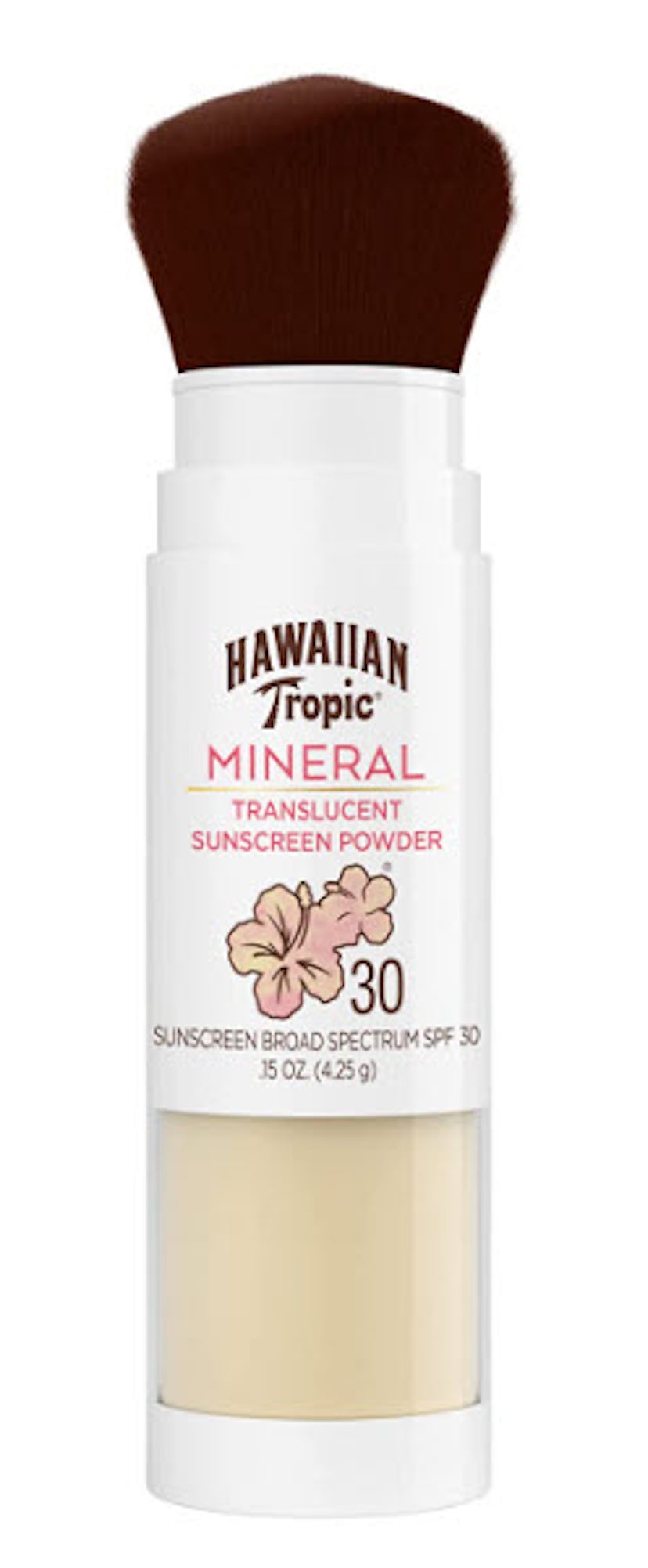 Hawaiian Tropic Mineral Powder Brush, SPF 30