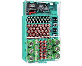 The Battery Organizer Case with Clear Cover 