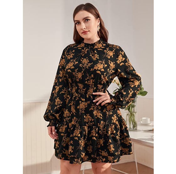 Floerns Ruffle Short Dress