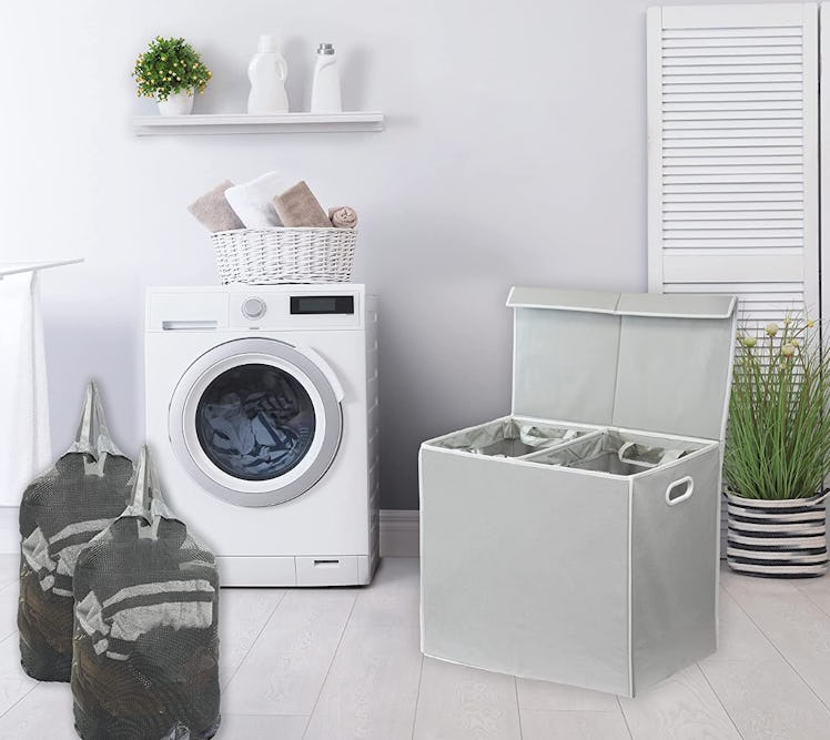 Simple Houseware Double Laundry Hamper