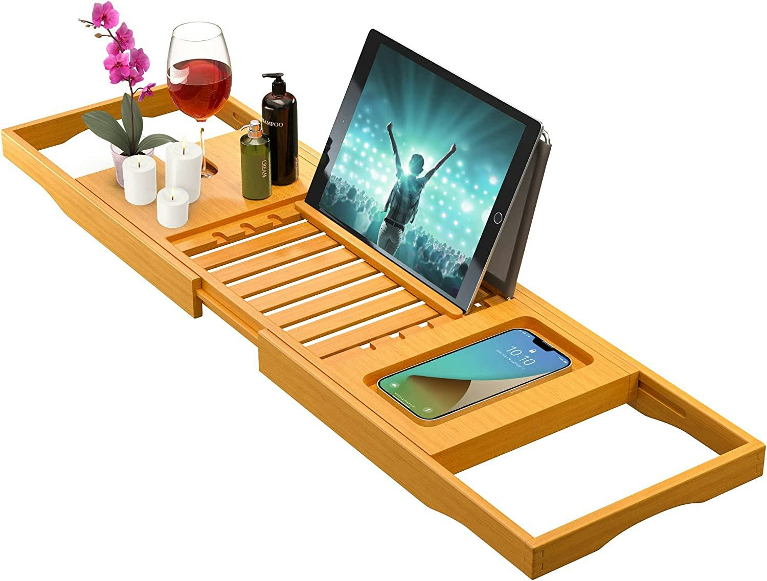 Expandable Bathtub Tray