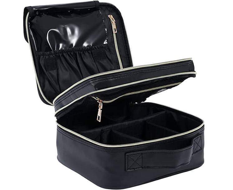 stagiant makeup bag is the best multi layer makeup train case