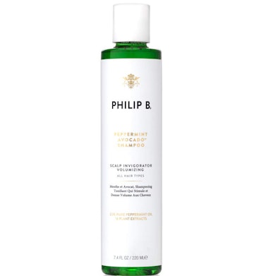 Philip B. Peppermint Avocado Shampoo is the best volumizing shampoo for color treated hair.