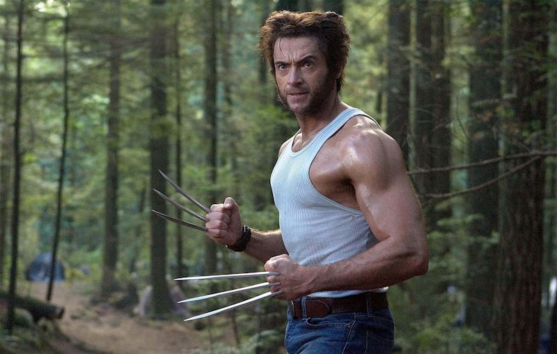 Hugh Jackman as Wolverine in the movie X-Men Origins.