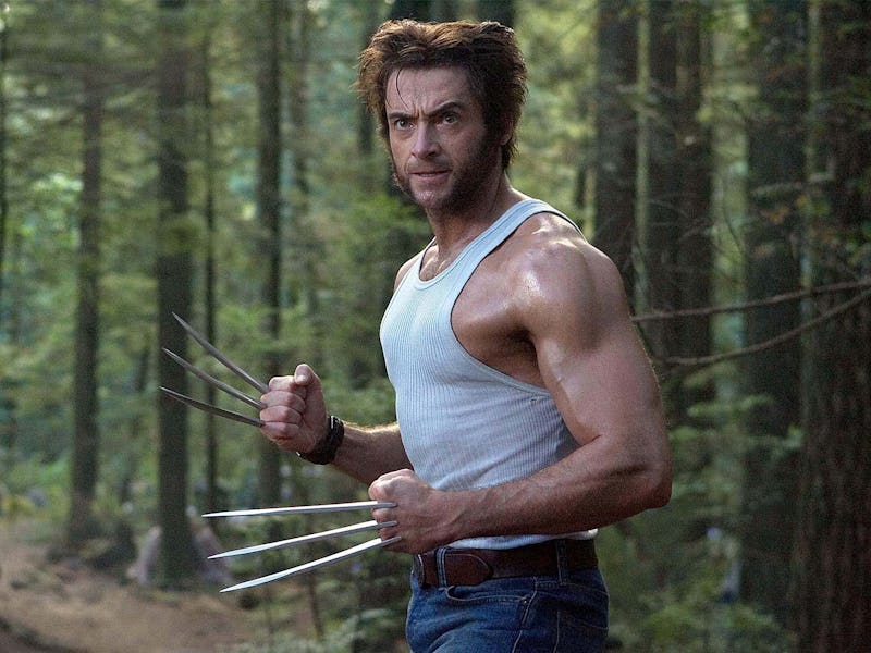 Hugh Jackman as Wolverine in the movie X-Men Origins.