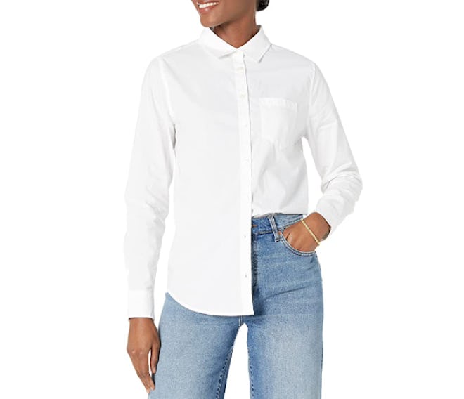 Amazon Essentials Button-Down Poplin Shirt